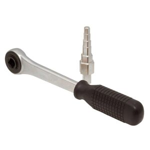 Mgf Clé à fourche pour embouts Mgf avec cliquet 1/2 en acier 916000