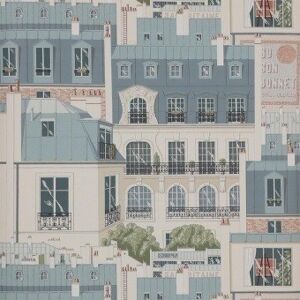 Manuel Canovas Papier peint Les Toits de Paris