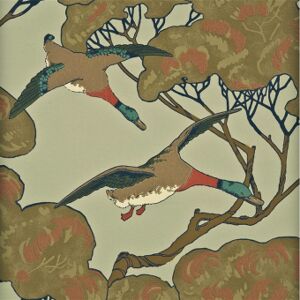 Mulberry Papier peint Flying Ducks