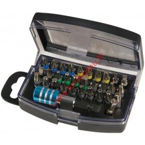 Coffret de 32 pieces d'embouts de vissage a code couleur SILVERLINE 681743