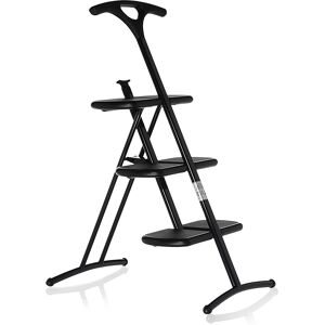 KARTELL escabeau TIRAMISU' (Noir - acier et polypropylène)