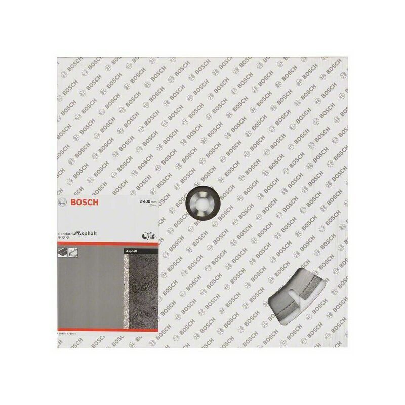 Bosch Disque à tronçonner diamanté Standard for Asphalt, 400 x 20,00 x 3,6 x 10