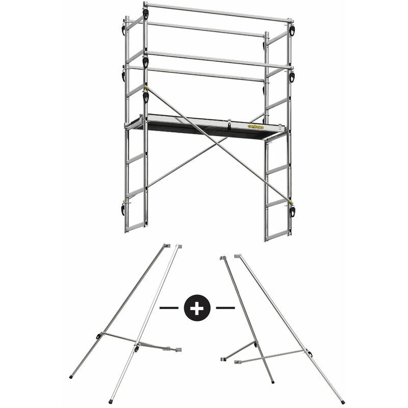 Centaure - KIT réhausse pour échafaudage TEK'UP ou QUAD UP EVOLUTION, pour