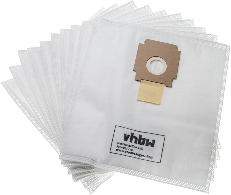 vhbw 10 sacs microfibres non tissées compatible avec Rowenta Shock Absorber,