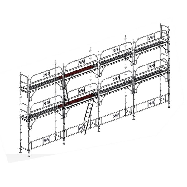 DIRECT MAT Lot 78 m2 échafaudage fixe Ø 45