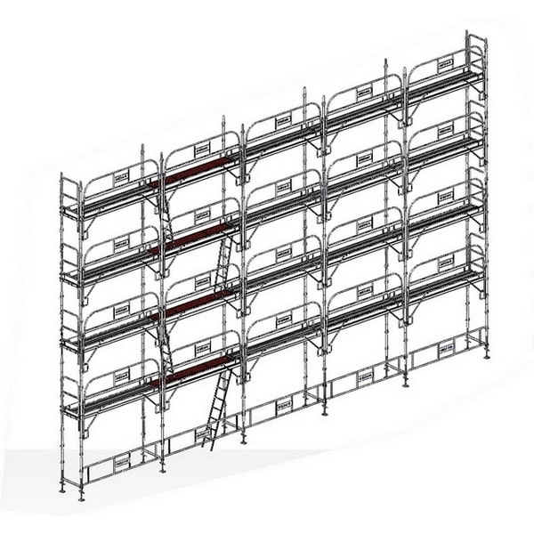 DIRECT MAT Lot 160 m2 échafaudage fixe Ø 45