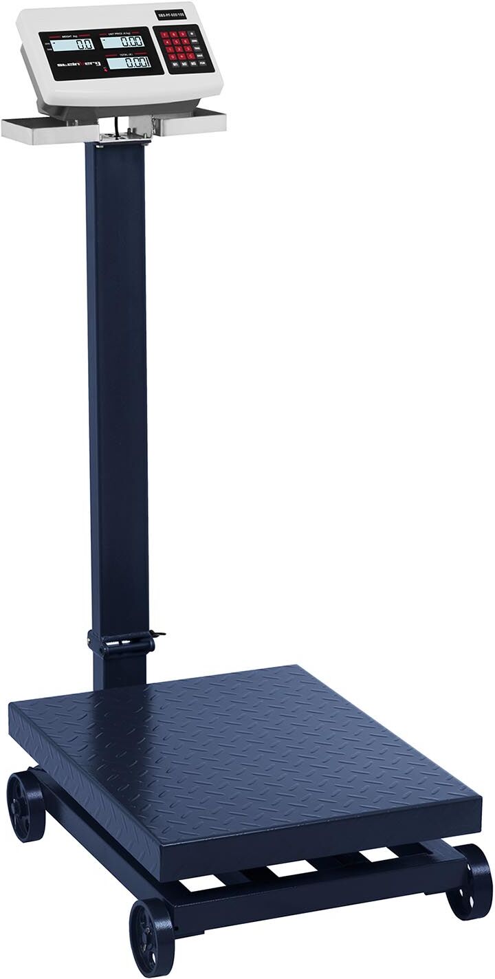 Steinberg Platform Scale - 600 kg / 100 g - LCD - rolling