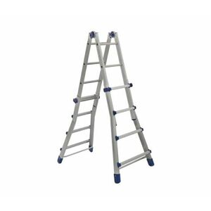 Facal BRIKO BLU SCALA TELESCOPICA GR. 4+4 IN ALLUMINIO PORTATA 150 KG.