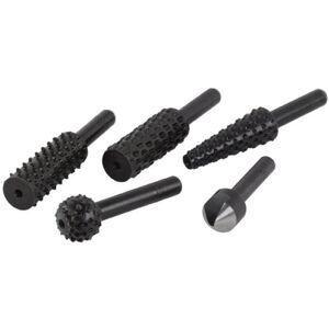 Wolfcraft SET DI RASPE E SVASATORI PER INCASSI LEGNO E METALLO 2540000