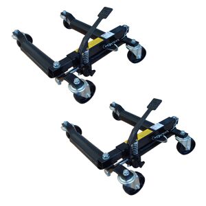 Cric idraulico a carrello posizionatore sotto auto SOGI PO-04_1 -650 kg - Set da 2 pezzi