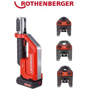 Rothenberger Pressatrice A Batterie Romax Compact Twin Turbo Con Ganasce Th 16 20 26 - Cod. 1000002120