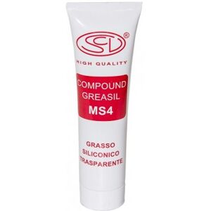 Scv Siliconi Commerciale Grasso Al Silicone Greasil Ms4 Trasparente 150 Gr