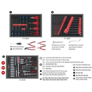 KS Tools 713.0215 set di strumenti meccanici 215 strumenti (713.0215)