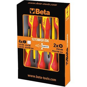 Beta 6 CACCIAVITI ISOLATI VDE 1000 V  SLIM PH0-PH1-PH2 TAGLIO 3X100-4X100-5,5X125 mm