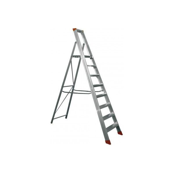 profi8gr scala in alluminio 8 gradini antiscivolo h2,3mt bricolage fai da te step up