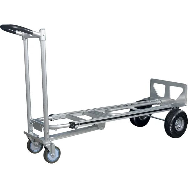 remco carrello multiposizione in alluminio portata 300 kg 135x46x53 cm