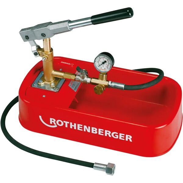 rothenberger pompa provaimpianti  manuale 30bar aspirazione 16 ml/min l440 x p200 x h240 mm