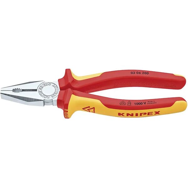 knipex pinza isolata vde 1000 v  universale 200 mm