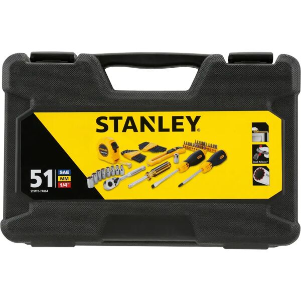 stanley valigetta  51 pezzi stmt0-74864  utensili assortiti