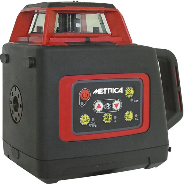 metrica livella laser  rotante fino 400 m ± 4° orizzontale ± 3 mm verticale ± 5 mm peso 2 kg