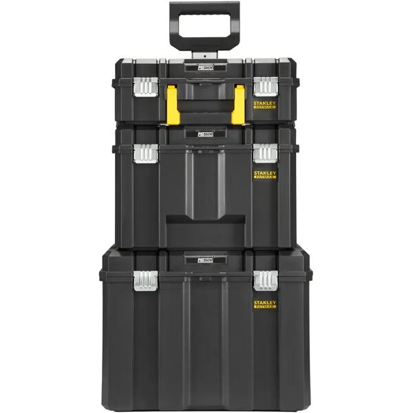 stanley carrello pro stack fat max modulare 3 elementi 51,9x43,8x84,3 cm con chiusure in metallo