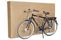 ratioform Scat. americana per biciclette, 1350 x 220 x 750 mm, onda doppia, portata 150 kg