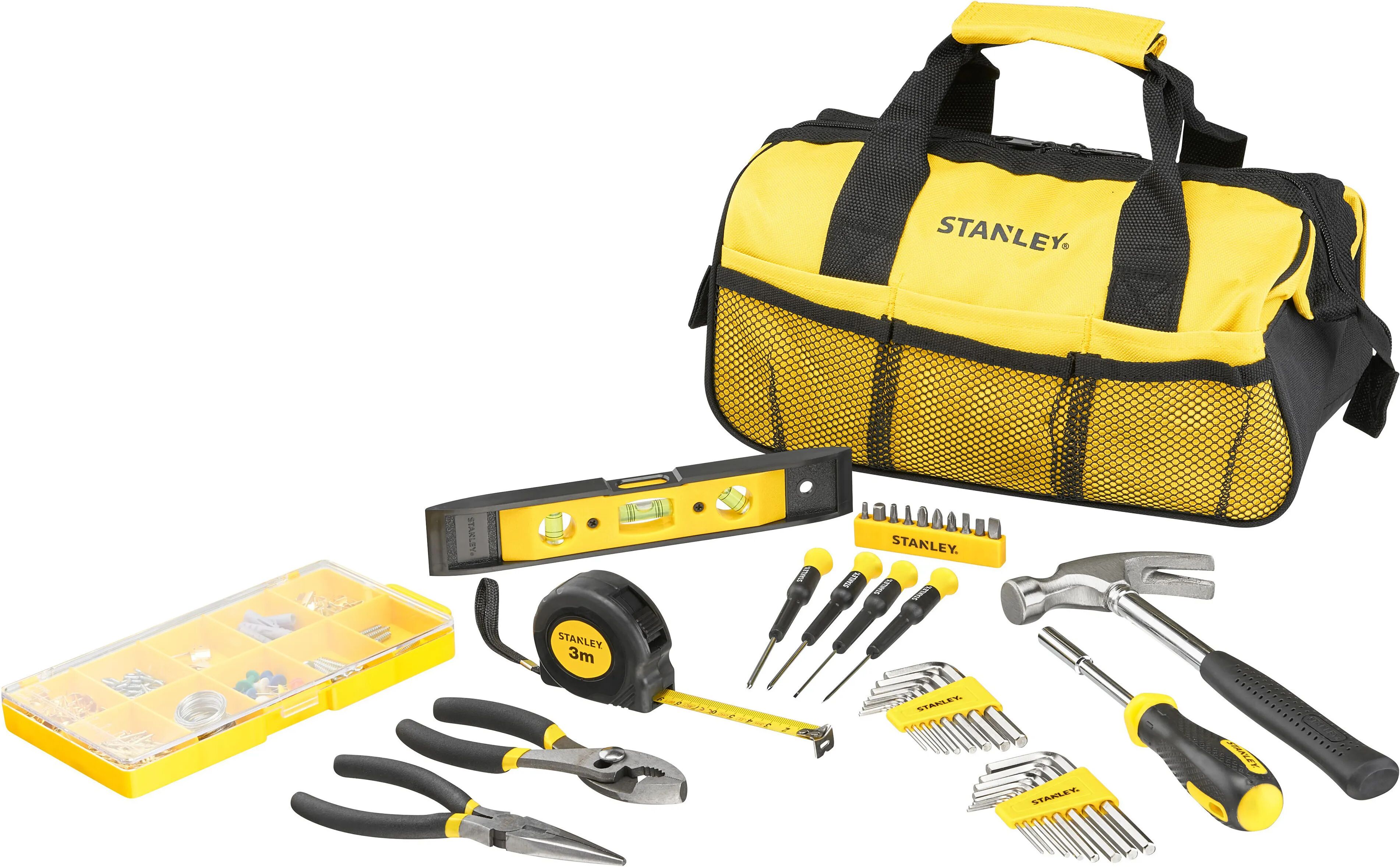 Stanley BORSA 38 PEZZI STMT0-74101 UTENSILI ASSORTITI