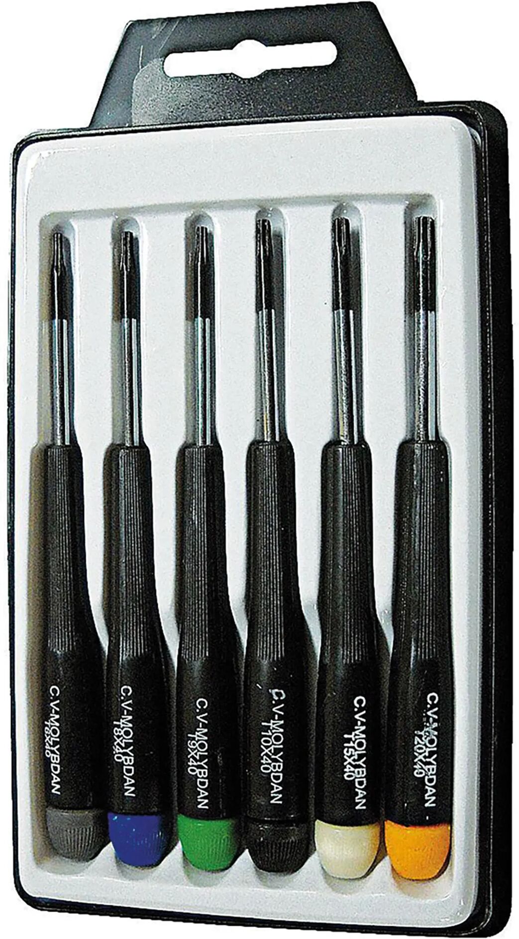 Tecnomat 6 CACCIAVITI TORX T6 - 8 - 9 - 10 -15-20 DI PRECISIONE