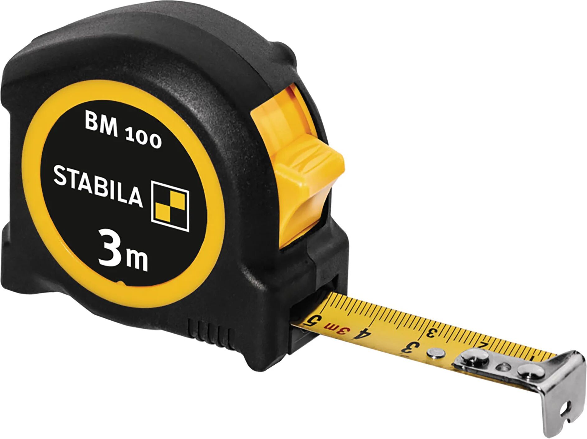 Stabila FLESSOMETRO 3 m x 16 mm  BM100 IN ABS GOMMA ANTISCIVOLO SOFTGRIP