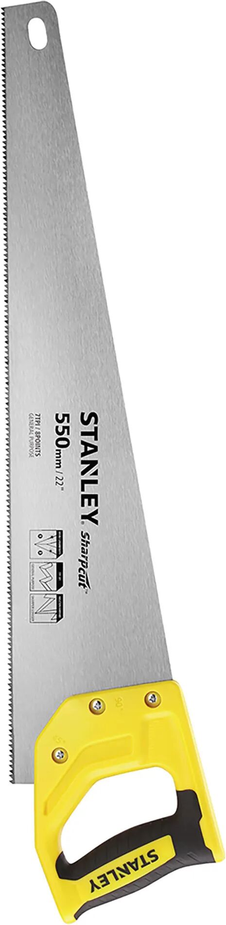 Stanley SEGACCIO  550 mm 7 DENTI PER LEGNO TAGLIO MEDIO