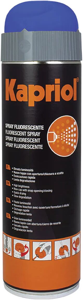 Kapriol SPRAY FLUORESCENTE 500 ml  BLU PER TRACCIARE