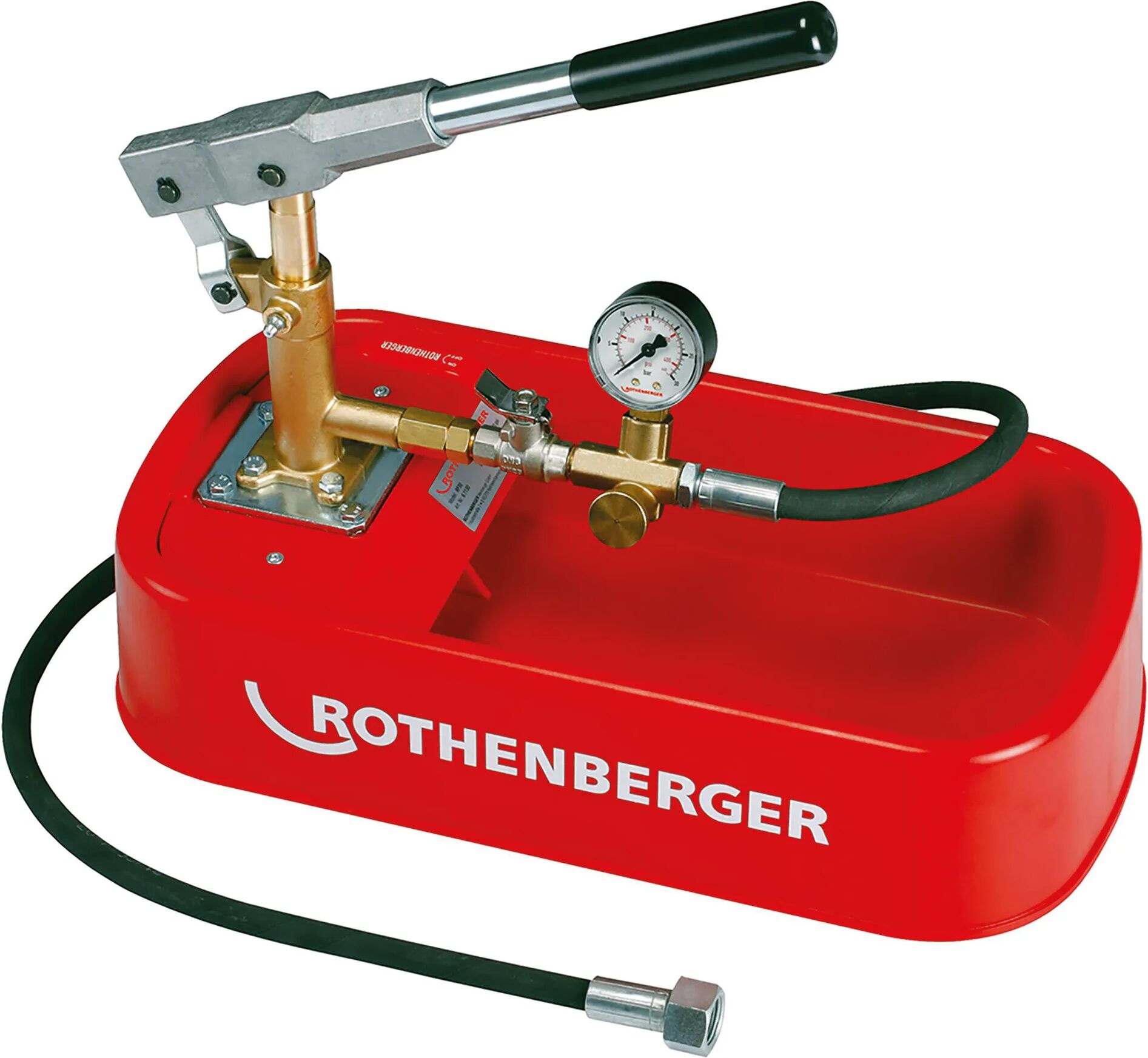 Rothenberger POMPA PROVAIMPIANTI  MANUALE 30bar ASPIRAZIONE 16 ml/min L440 x P200 x H240 mm