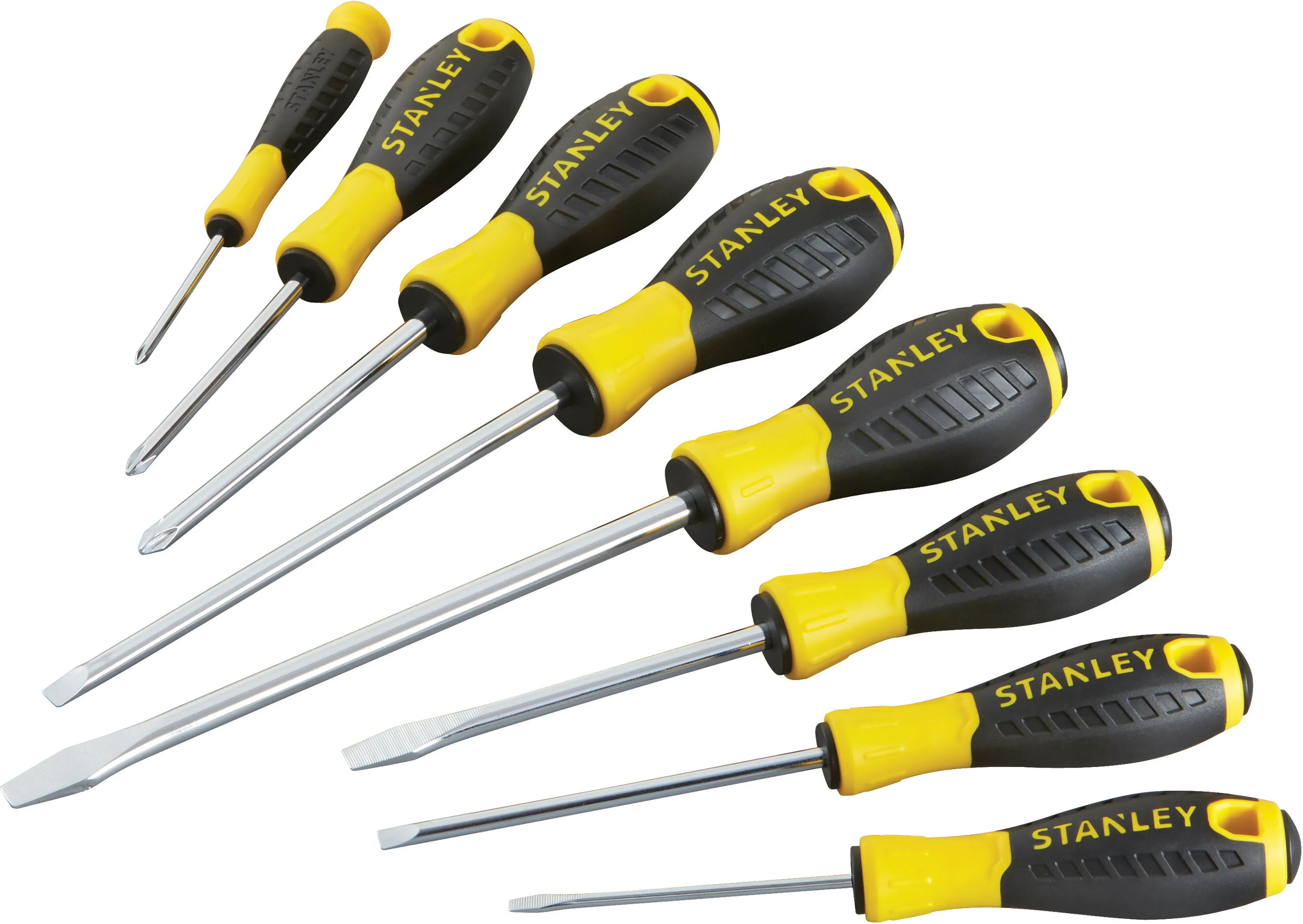 Stanley 8 CACCIAVITI  ESSENTIA TAGLIO 5,5x100 6,5x150 8x175 3x7 5,5x100 PH 0x50 1x100 2x100