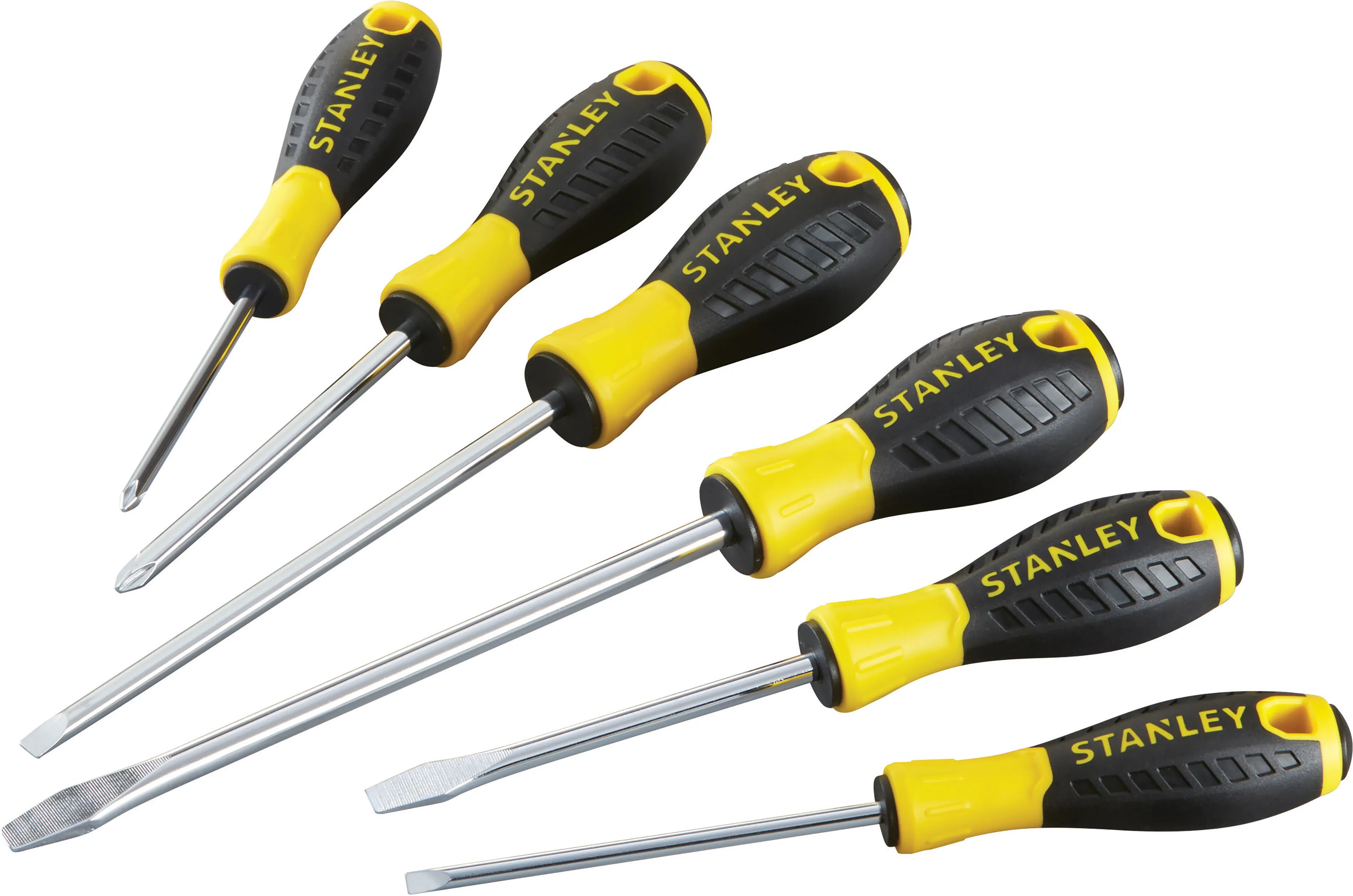 Stanley 6 CACCIAVITI  ESSENTIAL GRANDI TAGLIO 5,5x100 6,5x150 8x175 4x100 PH 1x100 2x100