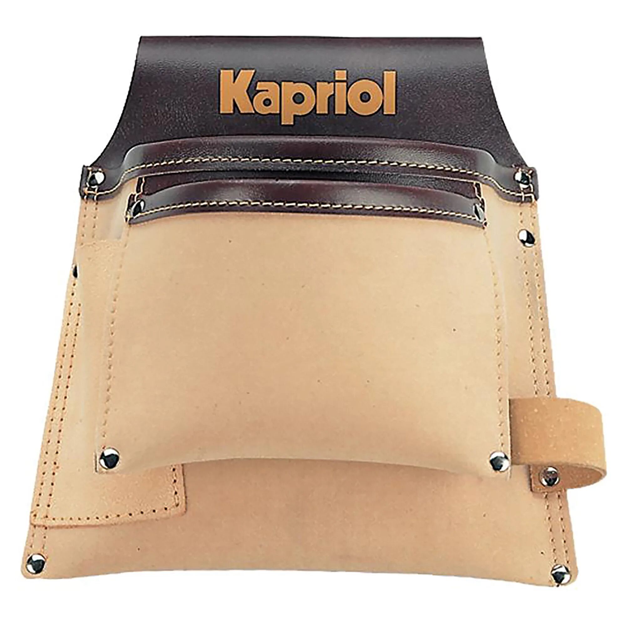 Kapriol FODERO PORTA UTENSILI  IN PELLE SINTETICA CON DOPPIA TASCA PORTA TENAGLIA E MARTELLO