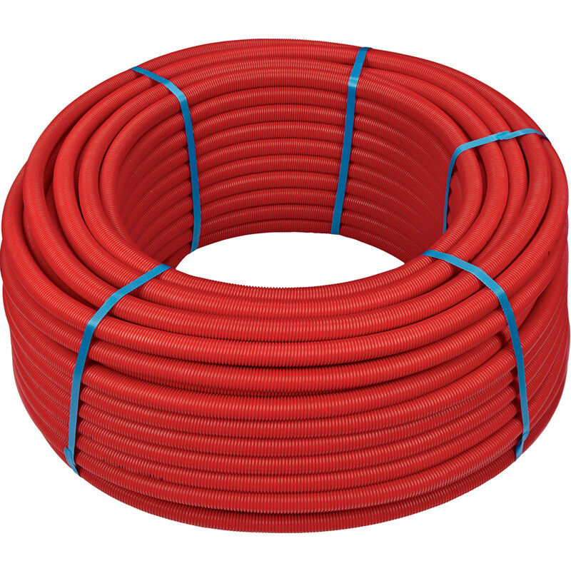 Henco RIXc meerlagen buis met mantel 16x2mm 50m rood