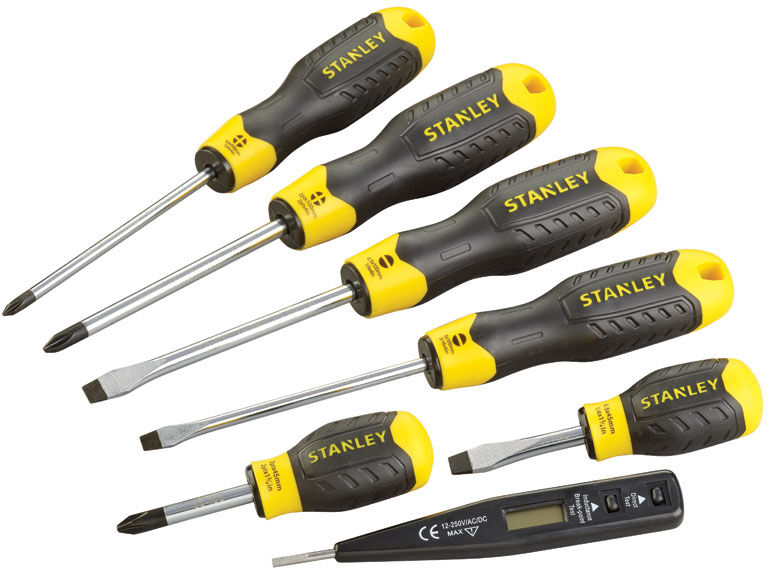 Stanley Cushiongrip Schroevendraaierset Standaard 6-Delig