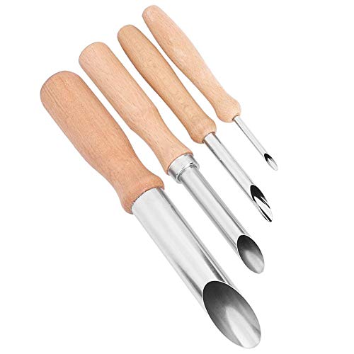 Pokerty Aardewerk Klei Tool, 4 stks Aardewerk Klei Gereedschap Ronde Gat Sludge Cutter Aardewerk Keramiek Boren Sculpting Tool Set