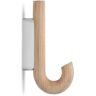 Gejst Hook Mini Hook, Oak/Chrome