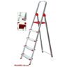 Wurko Huishoudelijke ladder Elite 4P, 12 cm