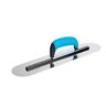 OX Tools OX Pro S/S Zwembad Stijve Troffel Heavy Duty Trowel Betonafwerkingstroffel Gebogen Pleistertroffel Platte Troffel Meerkleurig 110 x 450 mm