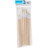 Silverline Artiesten Paint Brush Set 12st Ronde Tips (868848)