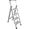 HOMELUX 710027 huisladder, vlak, aluminium, 4 treden