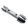 Miaelle Tub Drain Remover Wrench Tub Ended Drain Wrench Aluminium Sleutel voor Bad Drains Douche Drains & Kast Spuds Tub Drain Remover Wrench Heavy Duty
