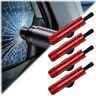 Jeeeun 2024 New Safehammer, Safehammer Glass Breaker, Car Safety Hammer, Safe Hammer Glass Breaker (4pcs-red)