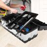 YYGJYGOO Gereedschapskist 14in/17in/20/in Heavy-Duty grote gereedschapskist Gereedschapskist Organizer, lege gereedschapskist, draagbare gereedschapskist voor gereedschap en kleine onderdelen (Size : 20inch)