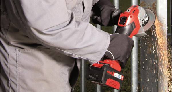 EInhell Batteridrevet Vinkelsliper, Te-Ag 18/115 Li-Solo