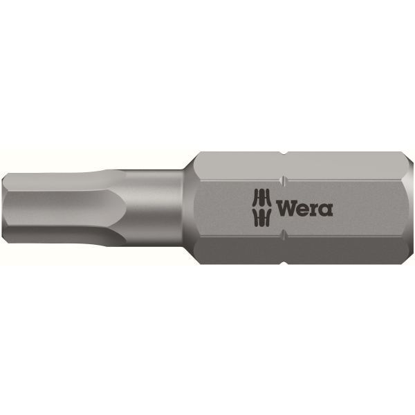 Wera 840/1 Z Bits 25 mm, 1/4" sekskantfeste 3 mm