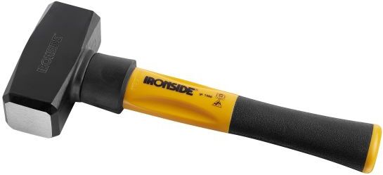 Ironside 100758 Meiselhammer firkantet slag, nylonskaft 1000 g