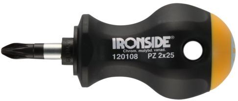 Ironside 120108 Skrutrekker pozidriv, stubby PZ2 x 25 mm